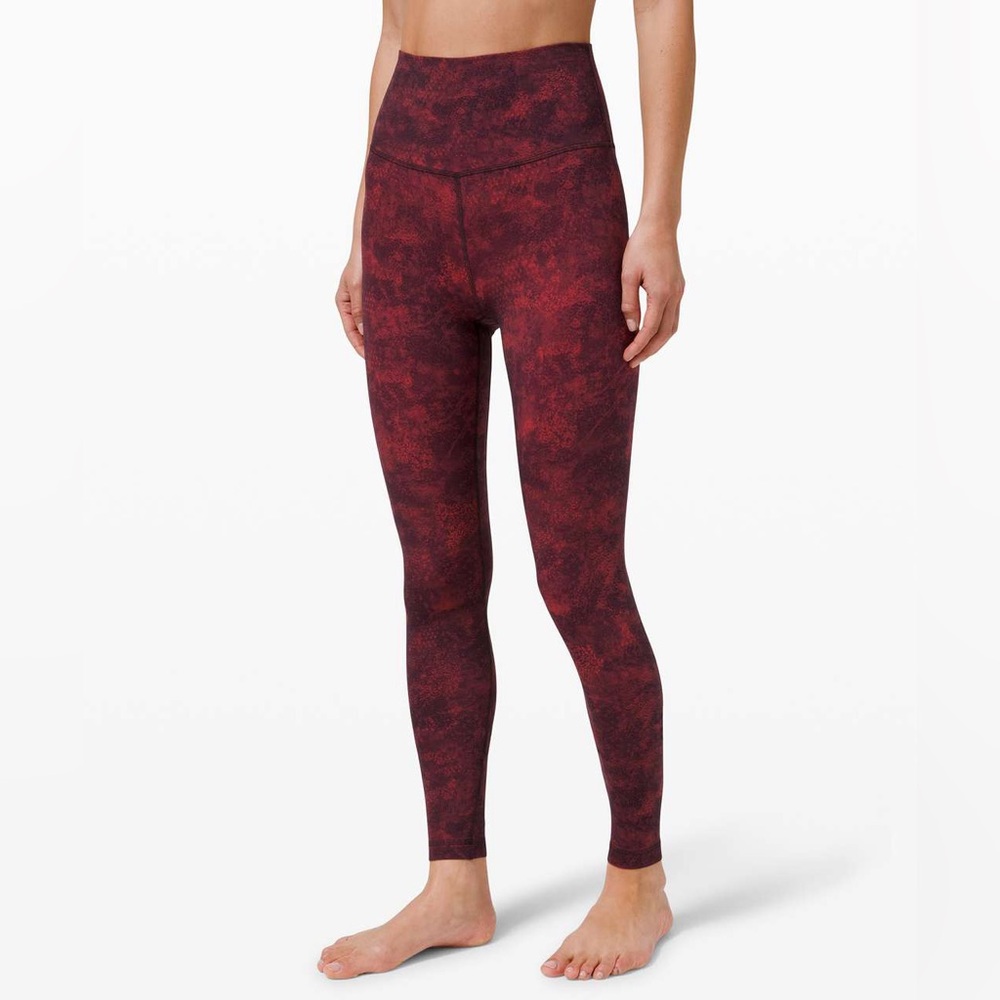 Lululemon Align Pant 28” Lunar New Year Intricate Oasis Multi Leggings Size 6